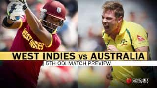West Indies vs Australia, Tri-Nation Series 2016, Match 5 at St.Kitts, Predictions and Preview: Visitors aim to reach final spot